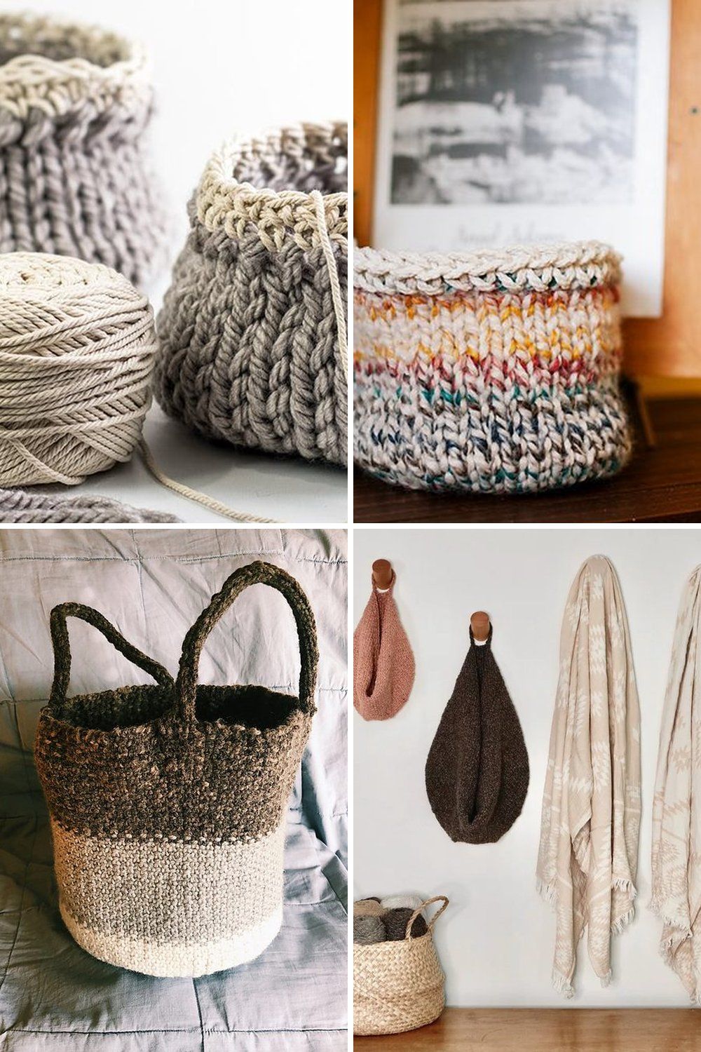12 Knit Basket Free Patterns