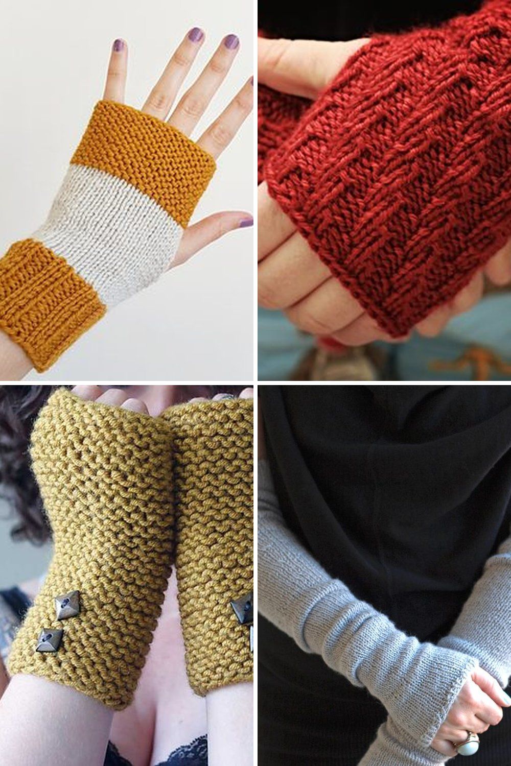 12 Knit Fingerless Gloves Free Patterns