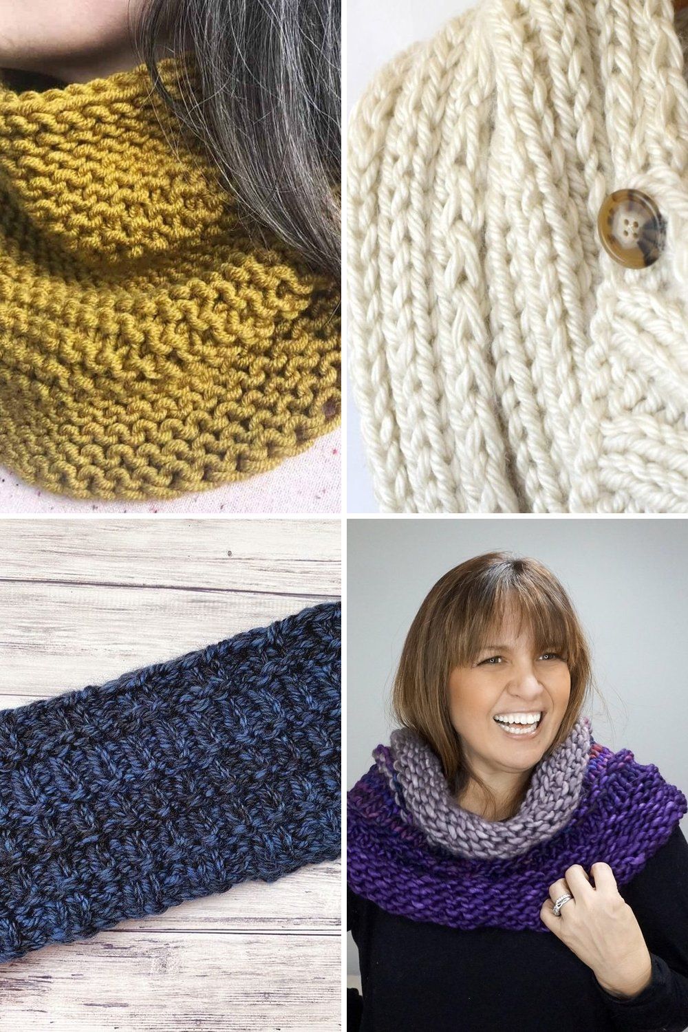 11 Easy Knit Cowl Free Patterns