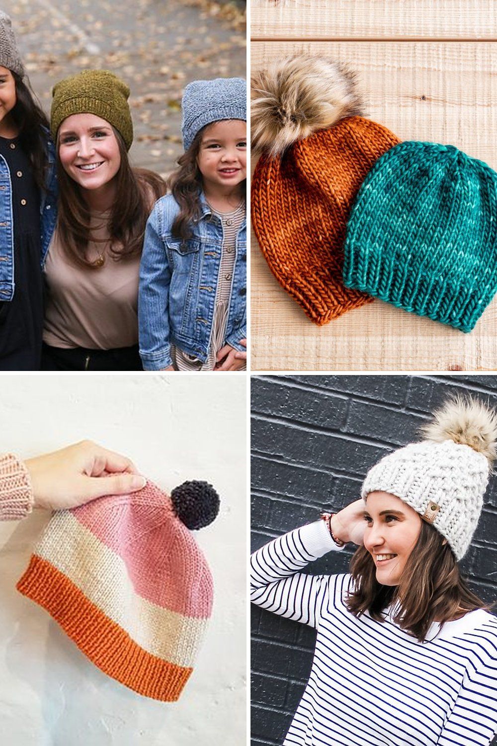 12 Easy Knit Hat Free Patterns