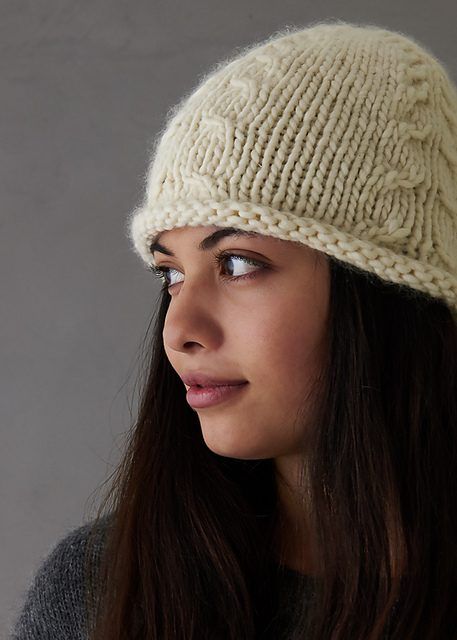 Beginner's Cable Hat free crochet pattern by Purl Soho