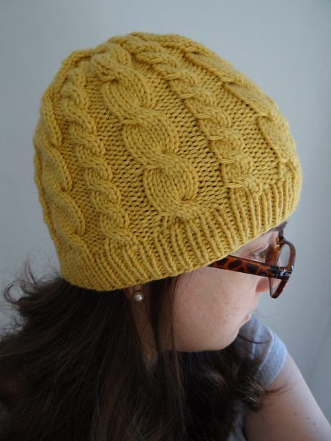 Cable Hat by Lucía Castellanos free crochet pattern by Lucía Castellanos