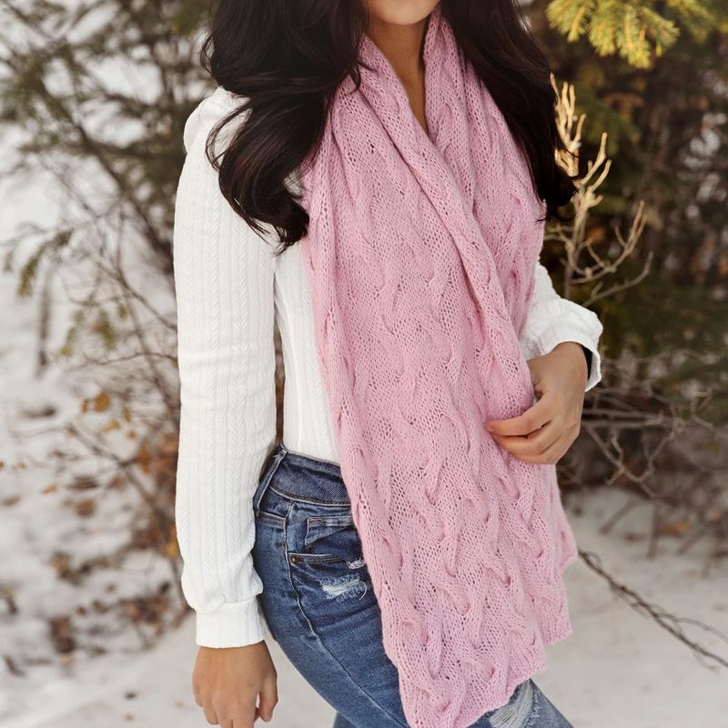 The Flow Scarf free crochet pattern by Leelee Knits