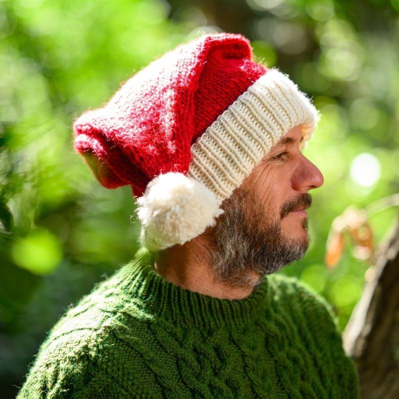Free Santa Hat Knitting Pattern free crochet pattern by Handy Little Me