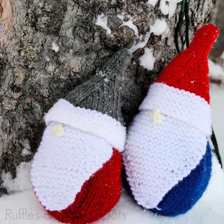 Christmas Gnome free crochet pattern by Ruffles and Rain Boots