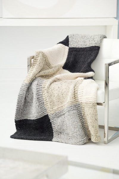 Urban Grid Afghan (Knit) free crochet pattern by Teresa Chorzepa