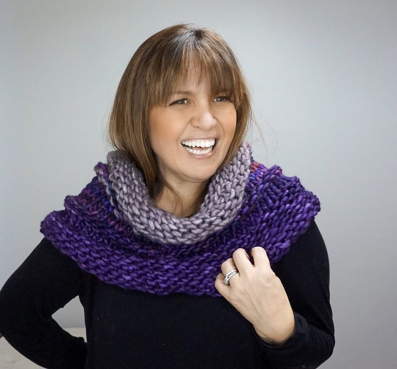 The Central Park Knit Cowl free crochet pattern by Stitch and Hustle