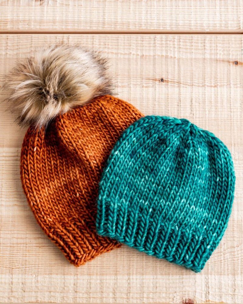 Super Bulky Knit Hats free crochet pattern by Ashleigh