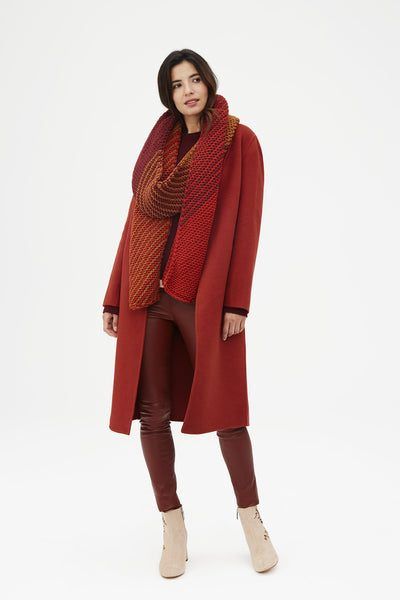 Roscoe Scarf (Knit) free crochet pattern by Irina Poludnenko