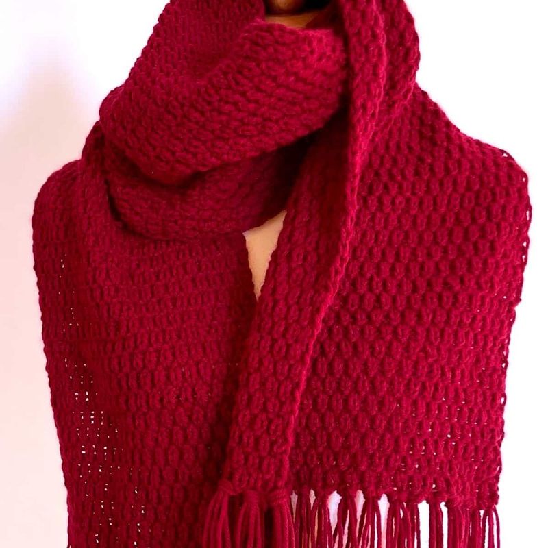 All Too Well Scarf free crochet pattern by Kristen McDonnell