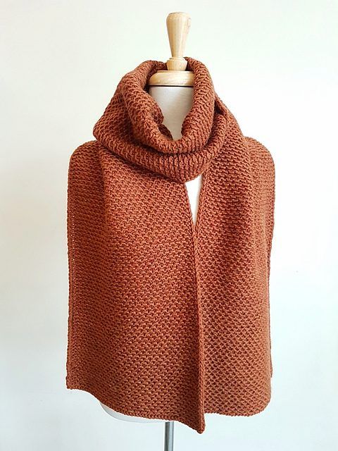 Honeycomb Scarf free crochet pattern by Emily Bolduan