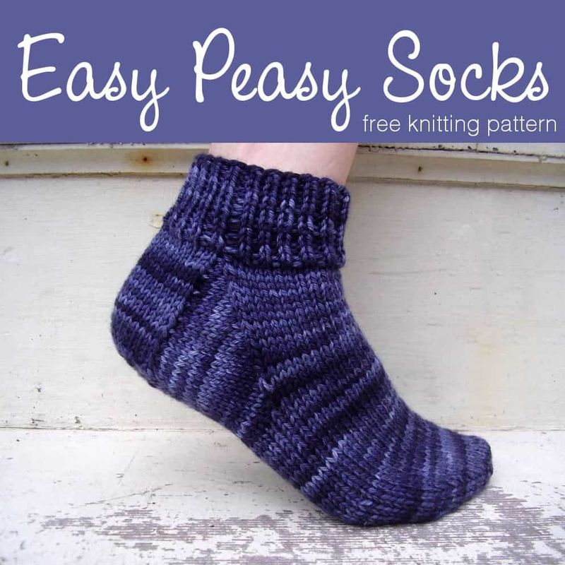 Easy Peasy Socks free crochet pattern by Stacey Trock