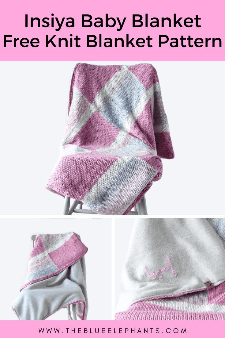 Insiya Baby Blanket free crochet pattern by The Blue Elephants