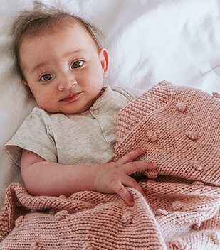 Baby Bobble Blanket free crochet pattern by Sheep and Stitch
