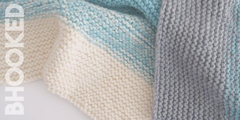Easy Knit Baby Blanket free crochet pattern by B.Hooked