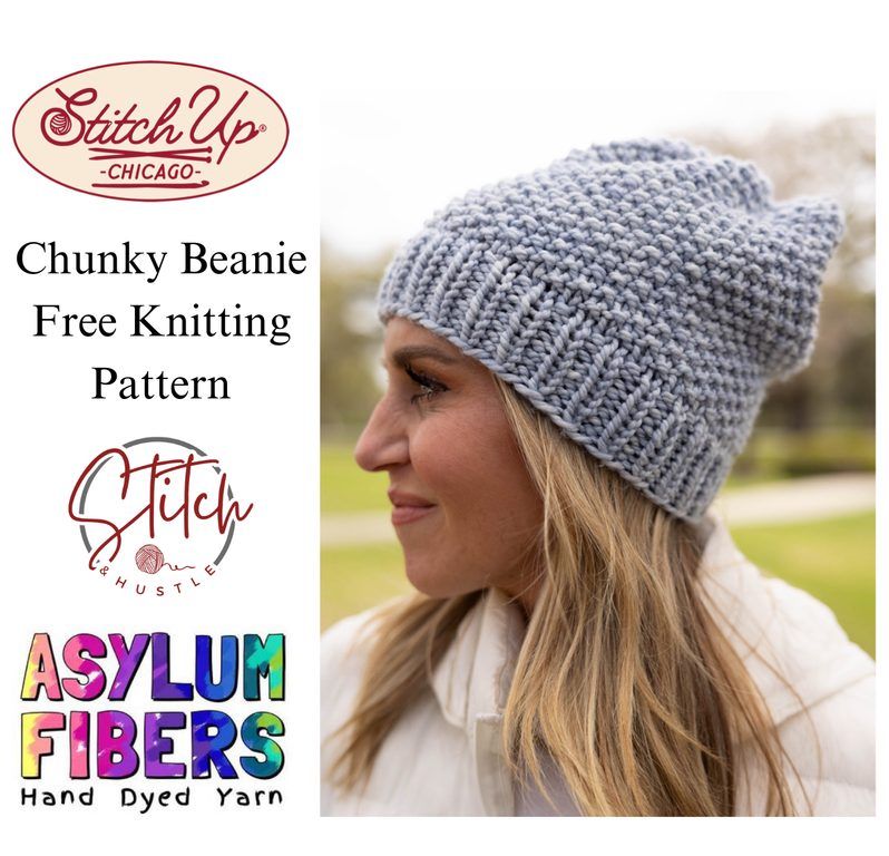 New Park City Knit Beanie free crochet pattern by Michele C