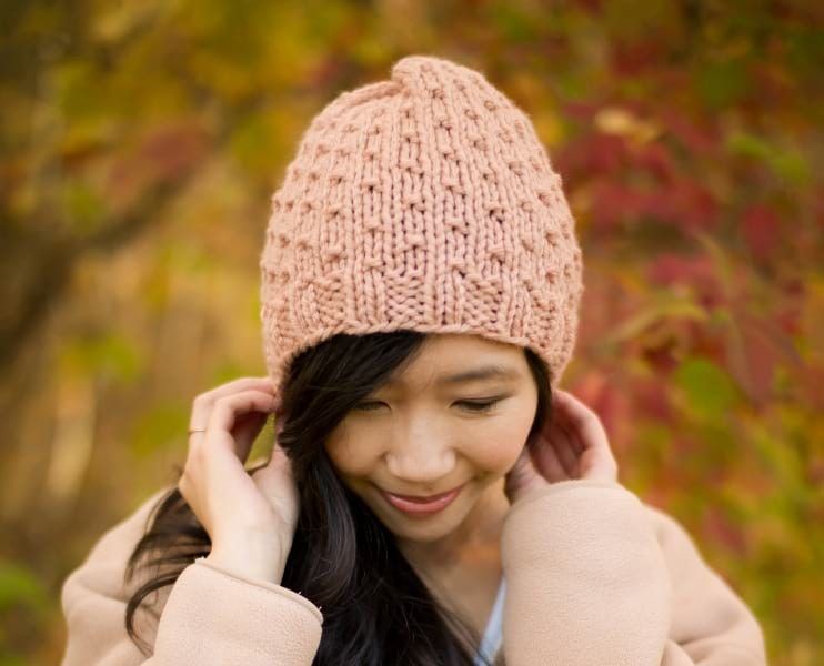 Bulky Dotty Beanie free crochet pattern by Stephanie Lau