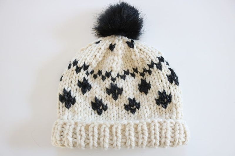 Swiss Alps Fair Isle Hat free crochet pattern by Susan
