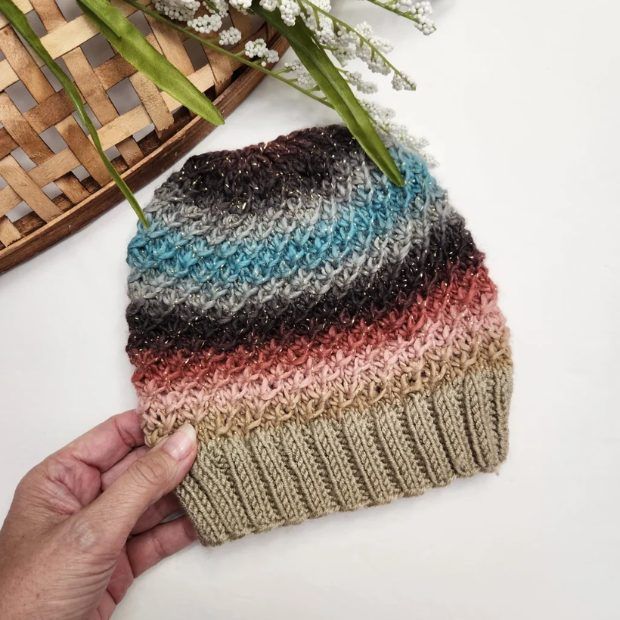 Star Catcher Beanie free crochet pattern by Carol Hladik
