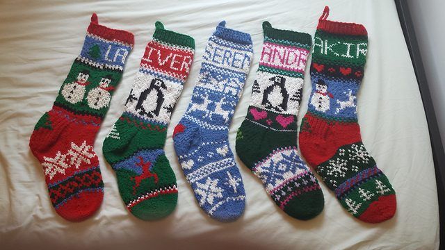 Personalized Christmas Stocking free crochet pattern by Mare Allison