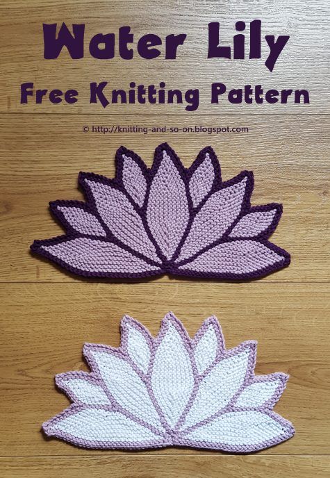 Water Lily free crochet pattern by Sybil R