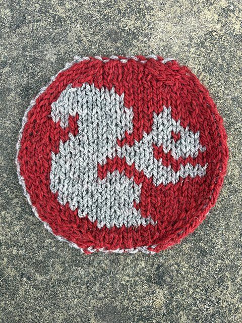 Squirrel Coaster free crochet pattern by Christopher Dickins