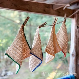 Rustic Cottage Dishcloth Collection free crochet pattern by Esther Braithwaite