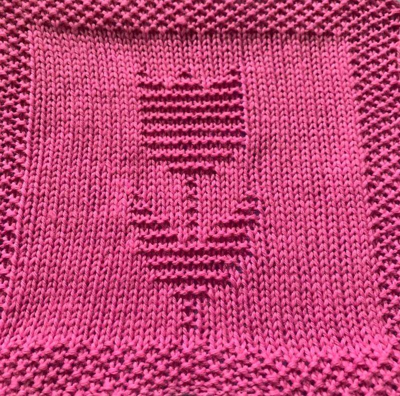 Free Tulip Flower Dishcloth or Afghan Square free crochet pattern by Heather