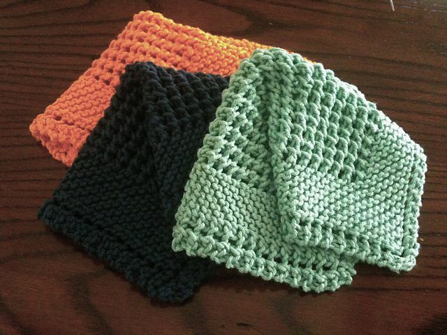 Diagonal Dishcloth free crochet pattern by Jana Trent