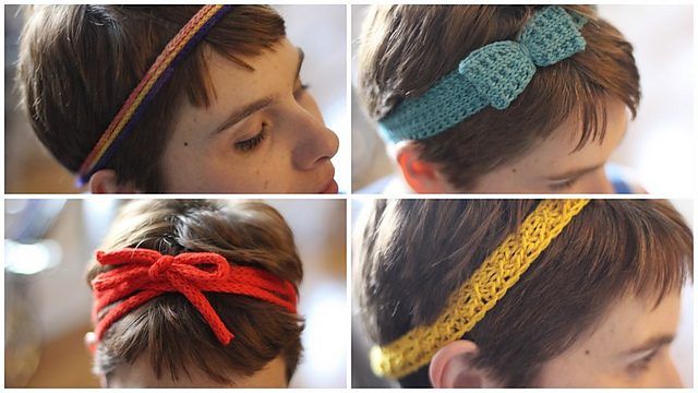 A Quartet of Headbands free crochet pattern by Allyson Dykhuizen