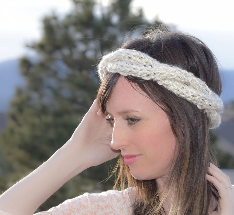 Spring Cabled Crown free crochet pattern by Mama in a Stitch