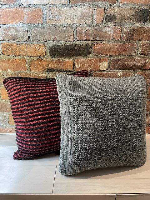 Secret Message Pillow Cover free crochet pattern by Kristen C Howard