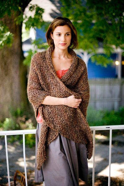 Honest Warmth Shawl free crochet pattern by Lion Brand Yarn