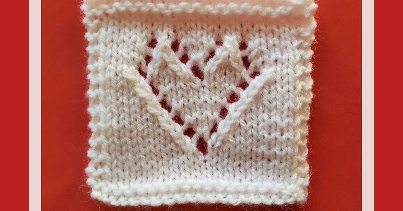 Lacy Heart Square free crochet pattern by Marianna's Lazy Daisy Days