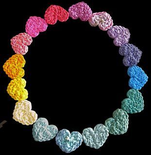 Sweetie Knit Heart free crochet pattern by Jackie Loewen