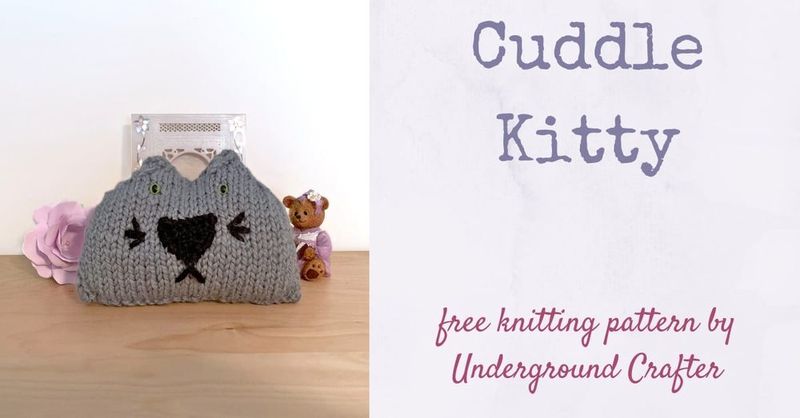 Cuddle Kitty free crochet pattern by Marie Segares