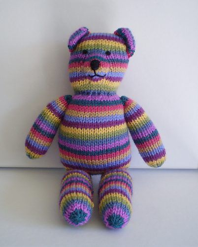 Teddy Bear Stripes free crochet pattern by Frankie Brown
