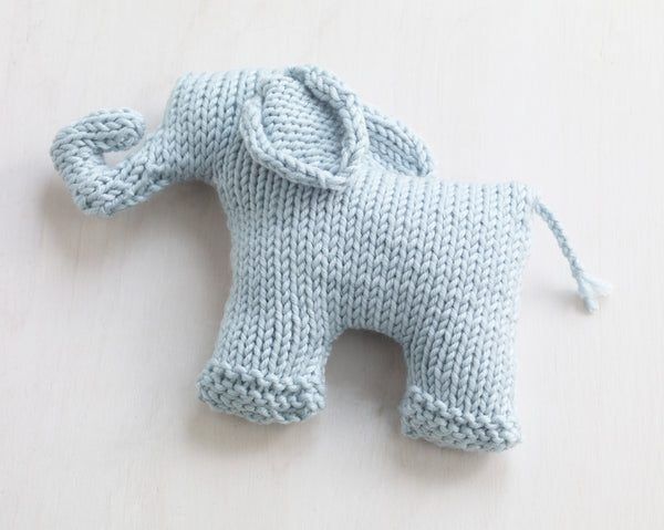 Sweet Mini Elephant free crochet pattern by Lion Brand Yarn